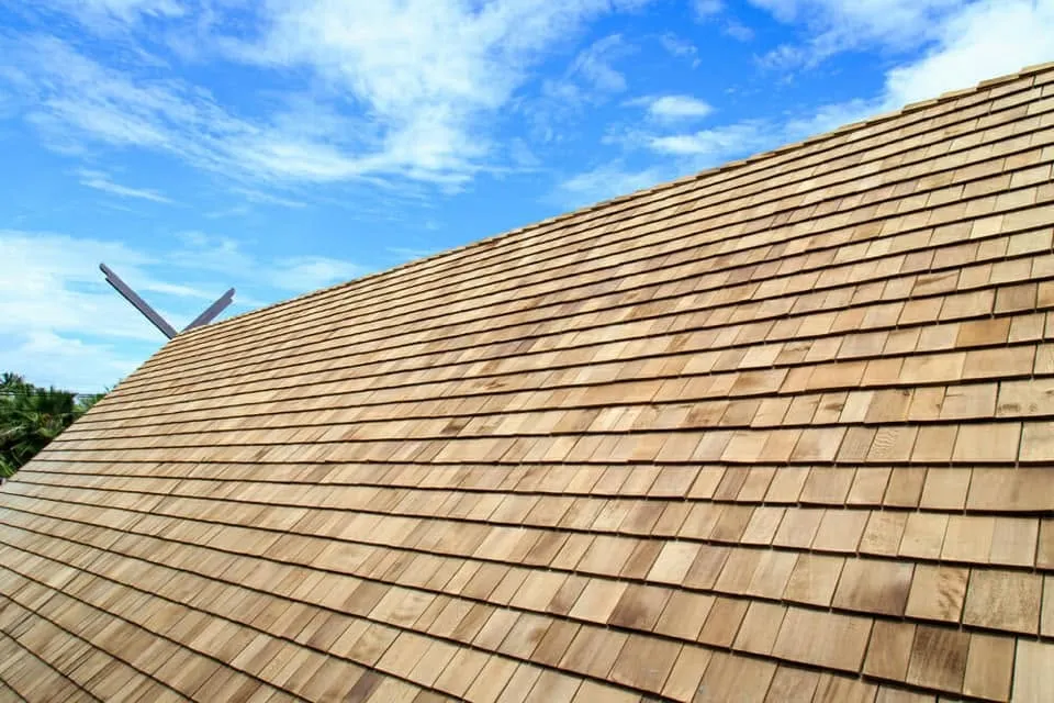 Professional cedar shake roofing installation in La Mesa, California – showcasing quality craftsmanship by local roofing contractors
