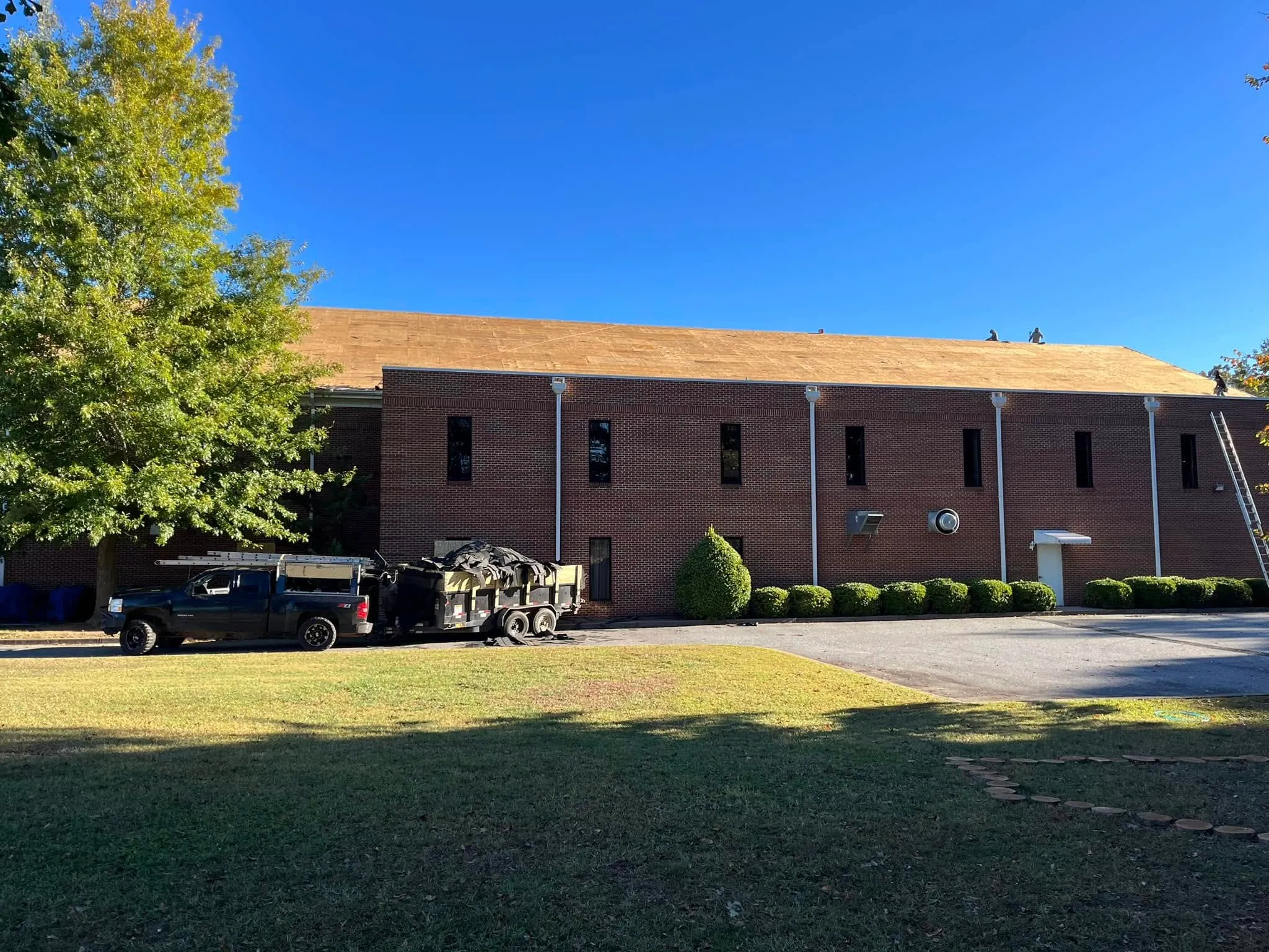 Commercial roof installation project in La Mesa CA – new roof construction and professional installation services in East County San Diego